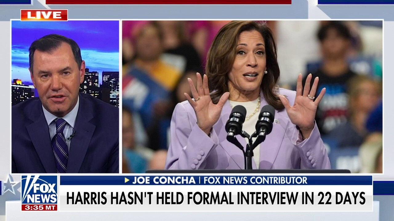 Concha slams Harris for evading media since becoming Dem nominee: 'Zero ability to speak extemporaneously'