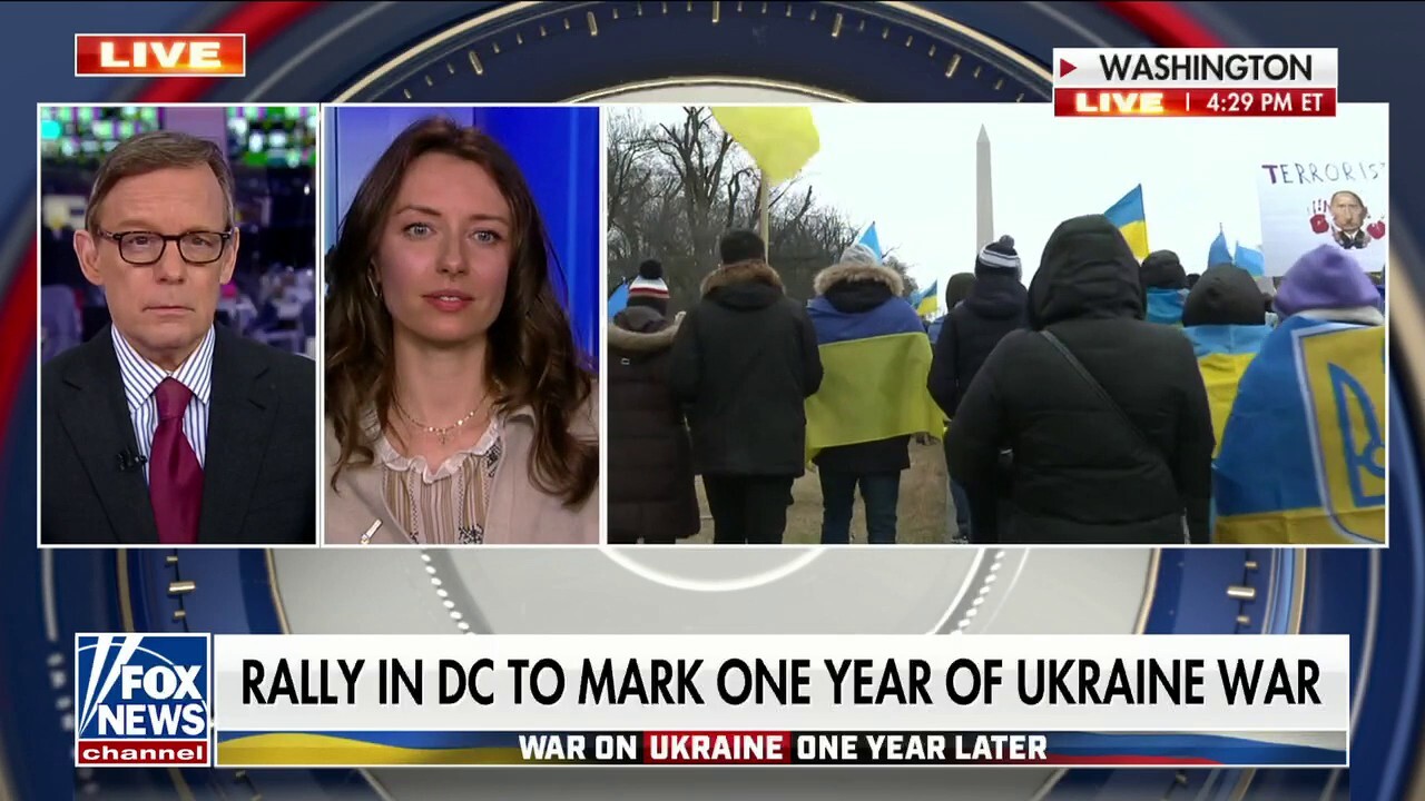 Huge rally in Washington DC to support Ukraine