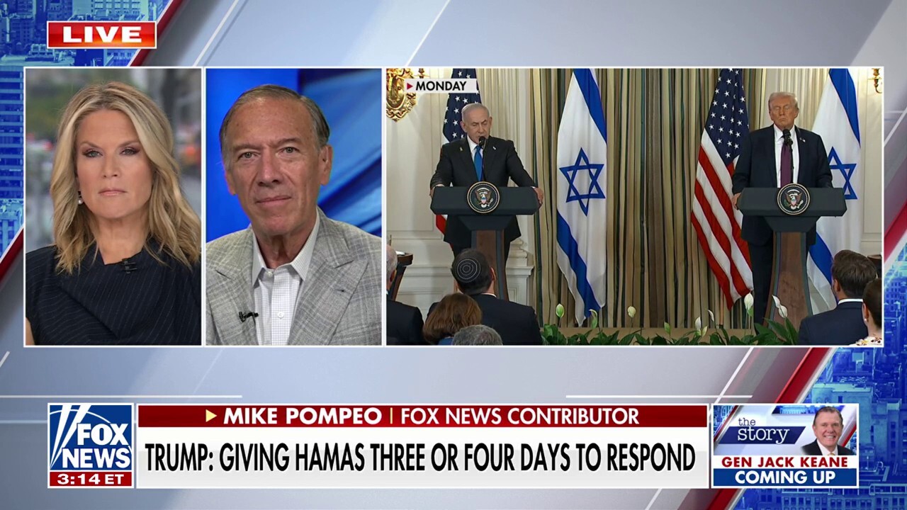 Mike Pompeo praises Trump’s ‘truly remarkable arrangement’ for Gaza