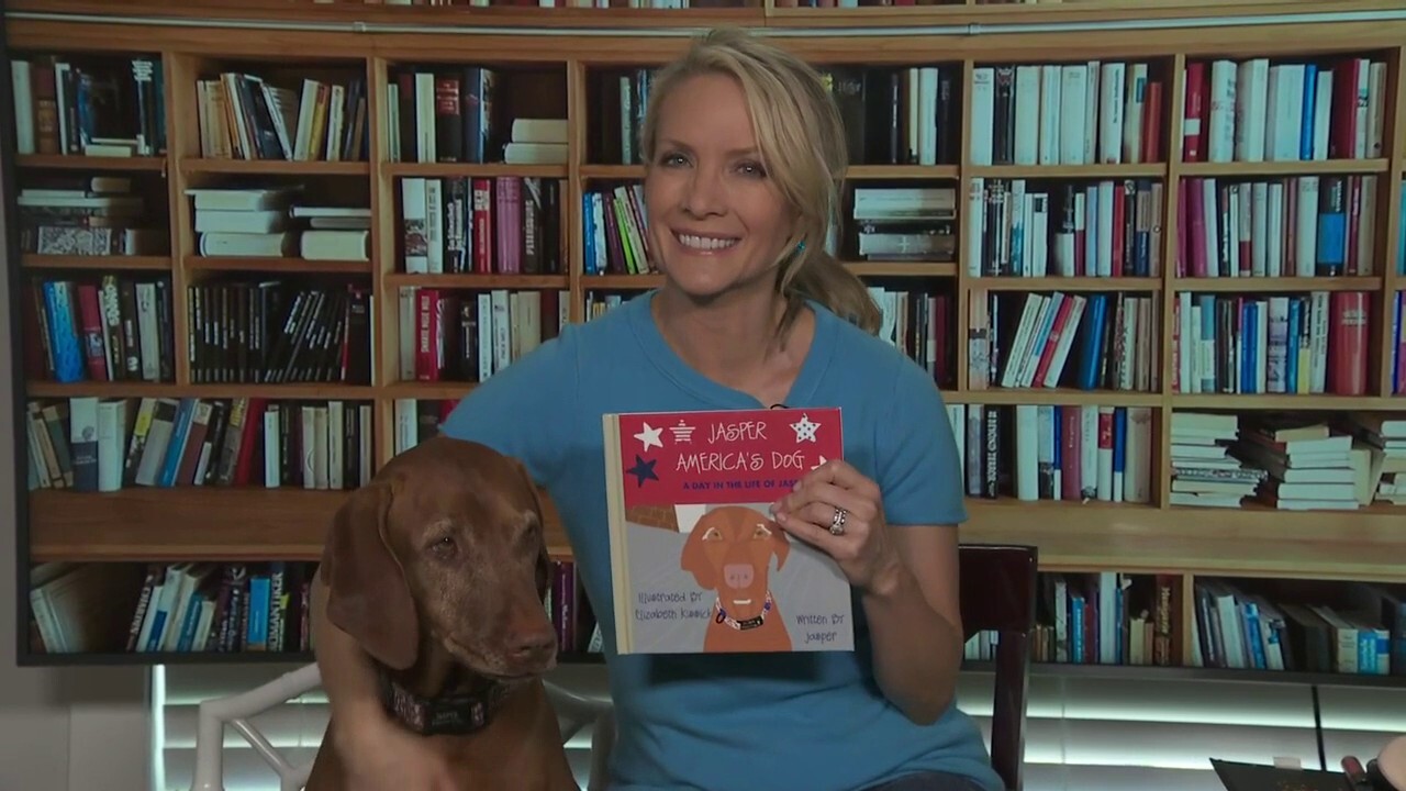 Dana reads 'Scarlett Sees a Miracle' and 'Jasper: America's Dog'