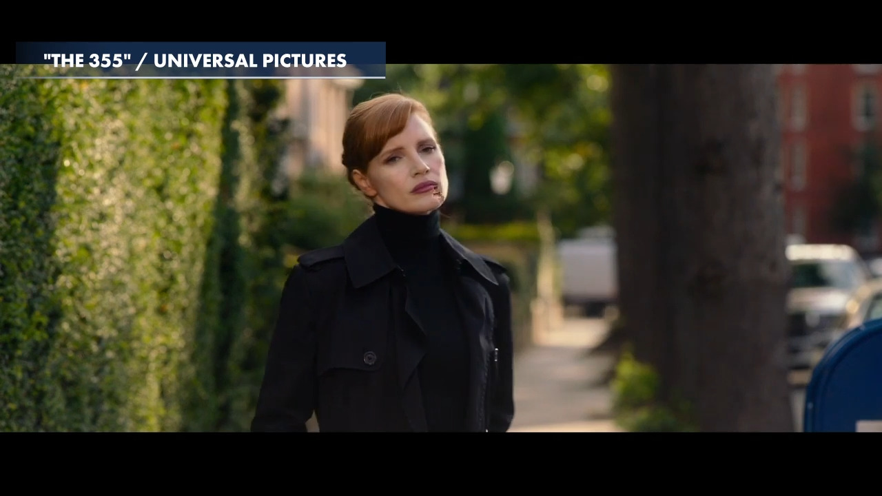 Jessica Chastain on how she's most proud 'The 355' actresses are 'the bosses of the film' 