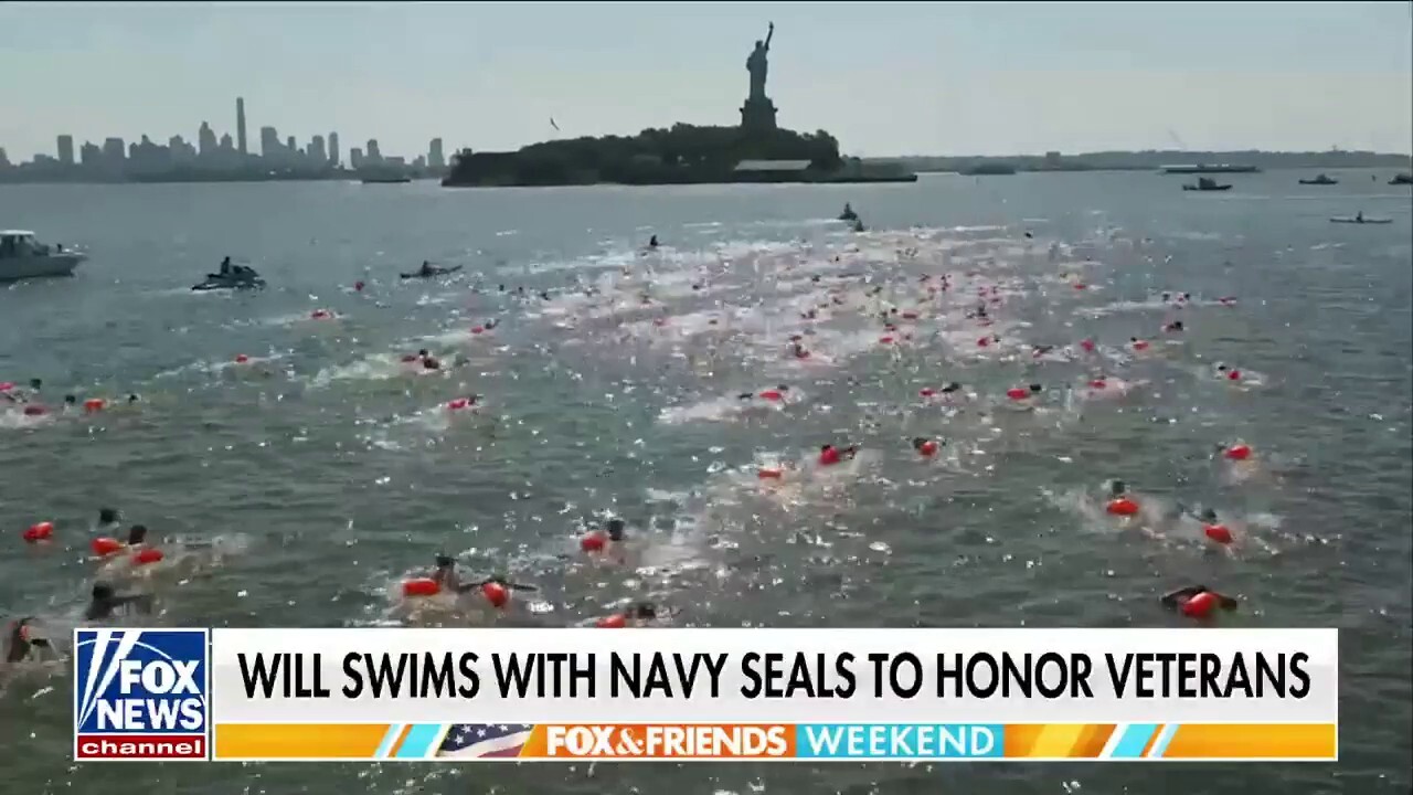 Will Cain, Navy SEALs honors veterans at 2024 NYC SEAL Swim