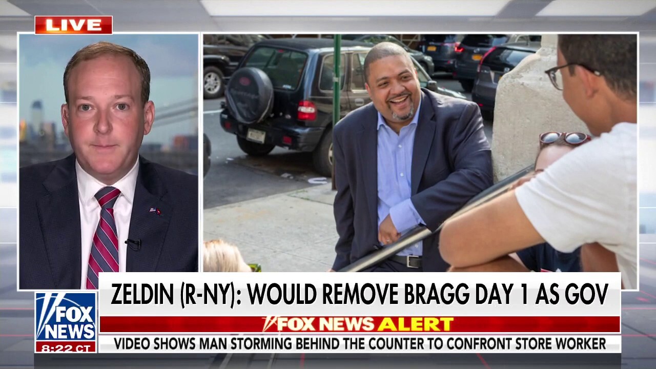 Lee Zeldin on 'America's Newsroom': Liberal Manhattan DA would be fired 'day one' if I become governor