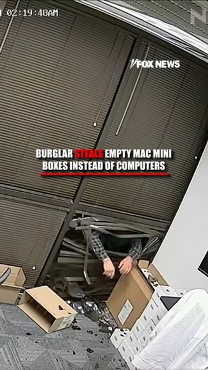 Burglar steals EMPTY Mac mini boxes instead of computers