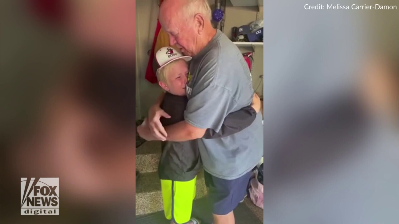 Boy signs his home run ball for his grandpa and everyone's crying happy tears