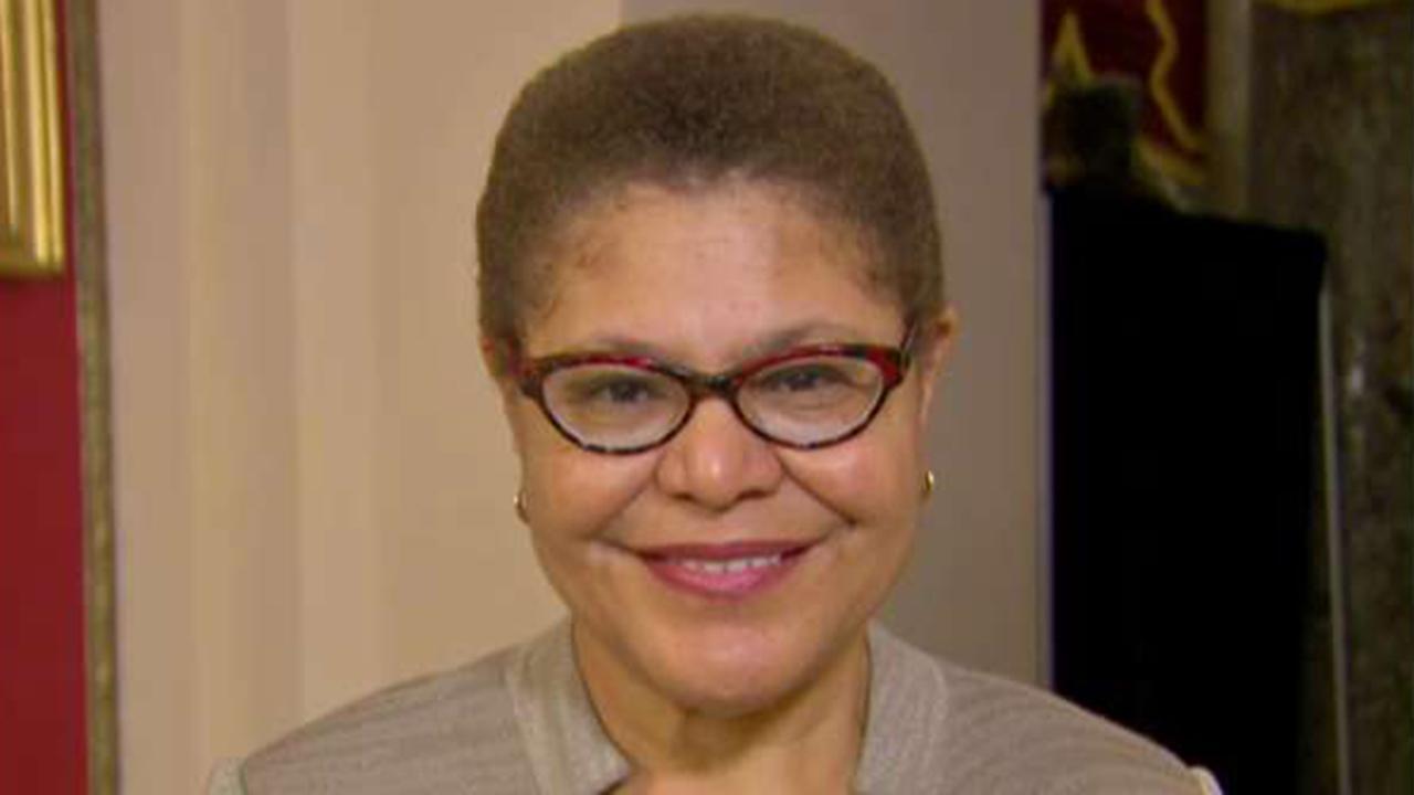 Rep. Karen Bass: I think we are ‘rock solid’ on impeachment vote in the house