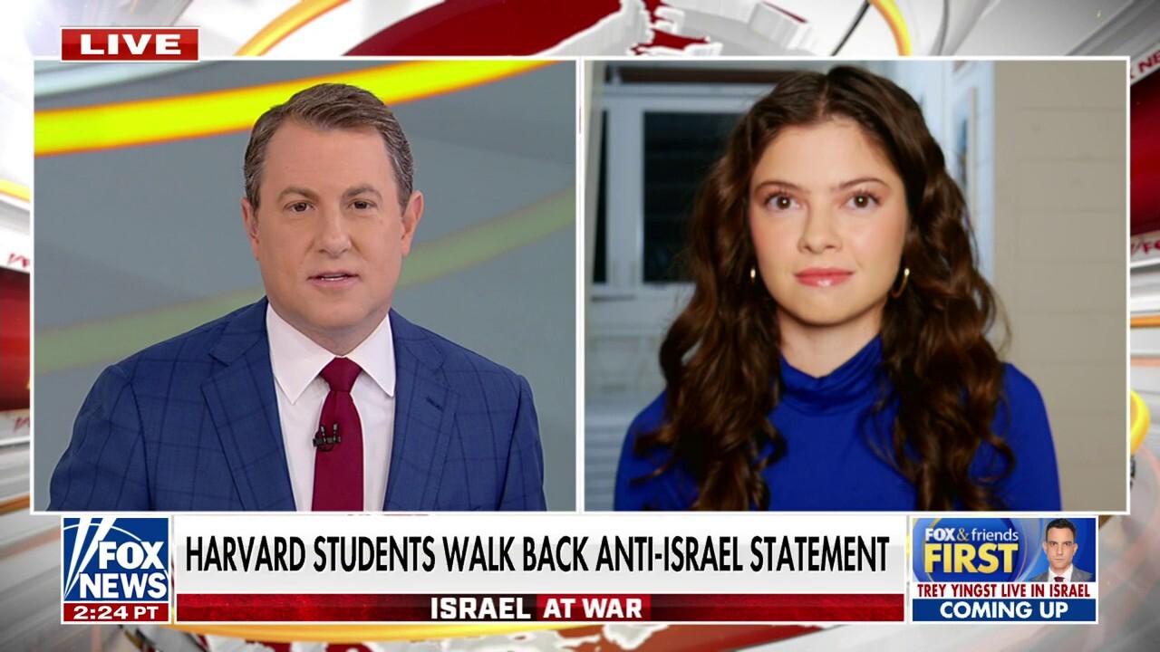 Harvard students walk back 'egregious' anti-Israel statement 