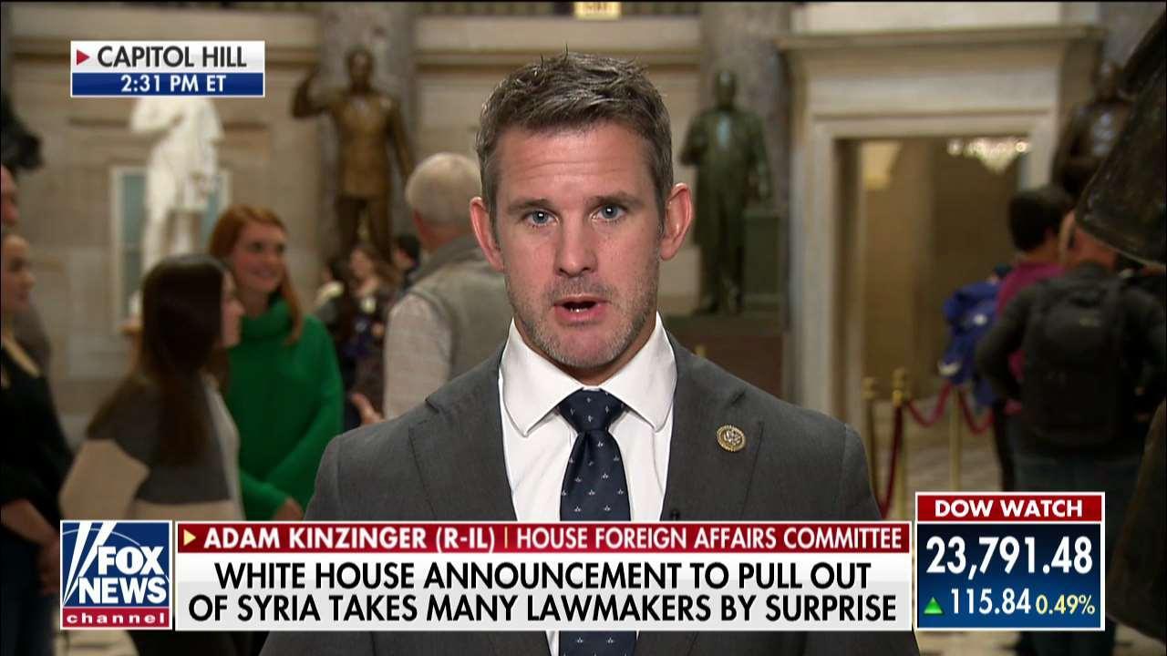 Rep Kinzinger Blown Away By Trumps Syria Pullout Latest News