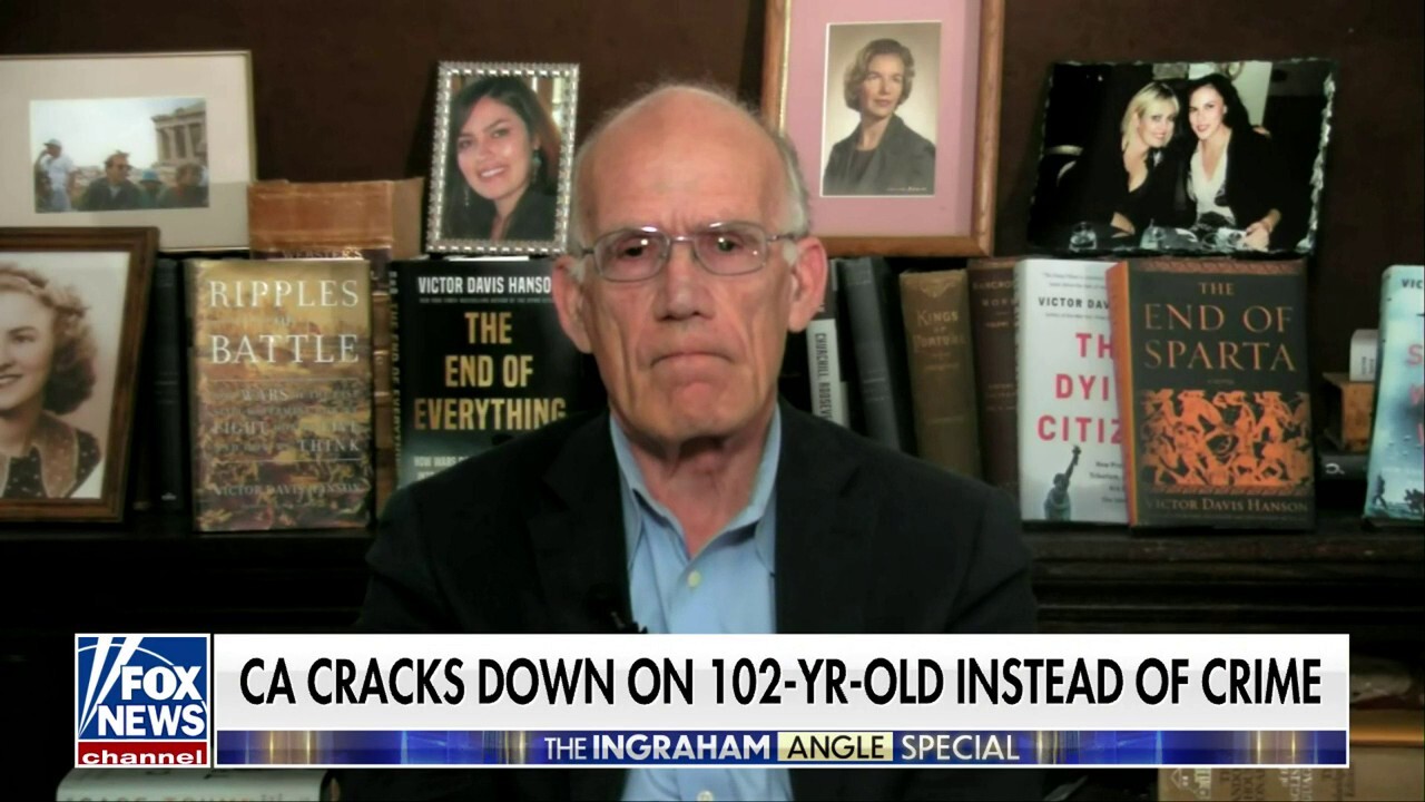 WARNING: Graphic imagery—Hoover Institution senior fellow Victor Davis Hanson joins 'The Ingraham Angle' to discuss California's handling of its crime crisis.
