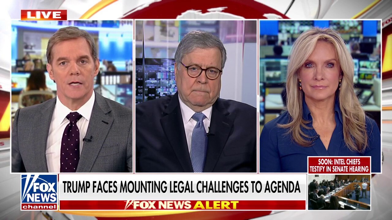 Former AG Bill Barr blasts judges for 'usurping' Trump's national security authority on deportation flights