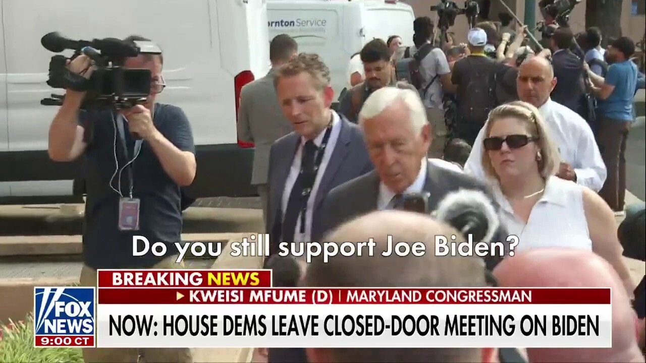 House Democrats hold closed-door meeting on Biden