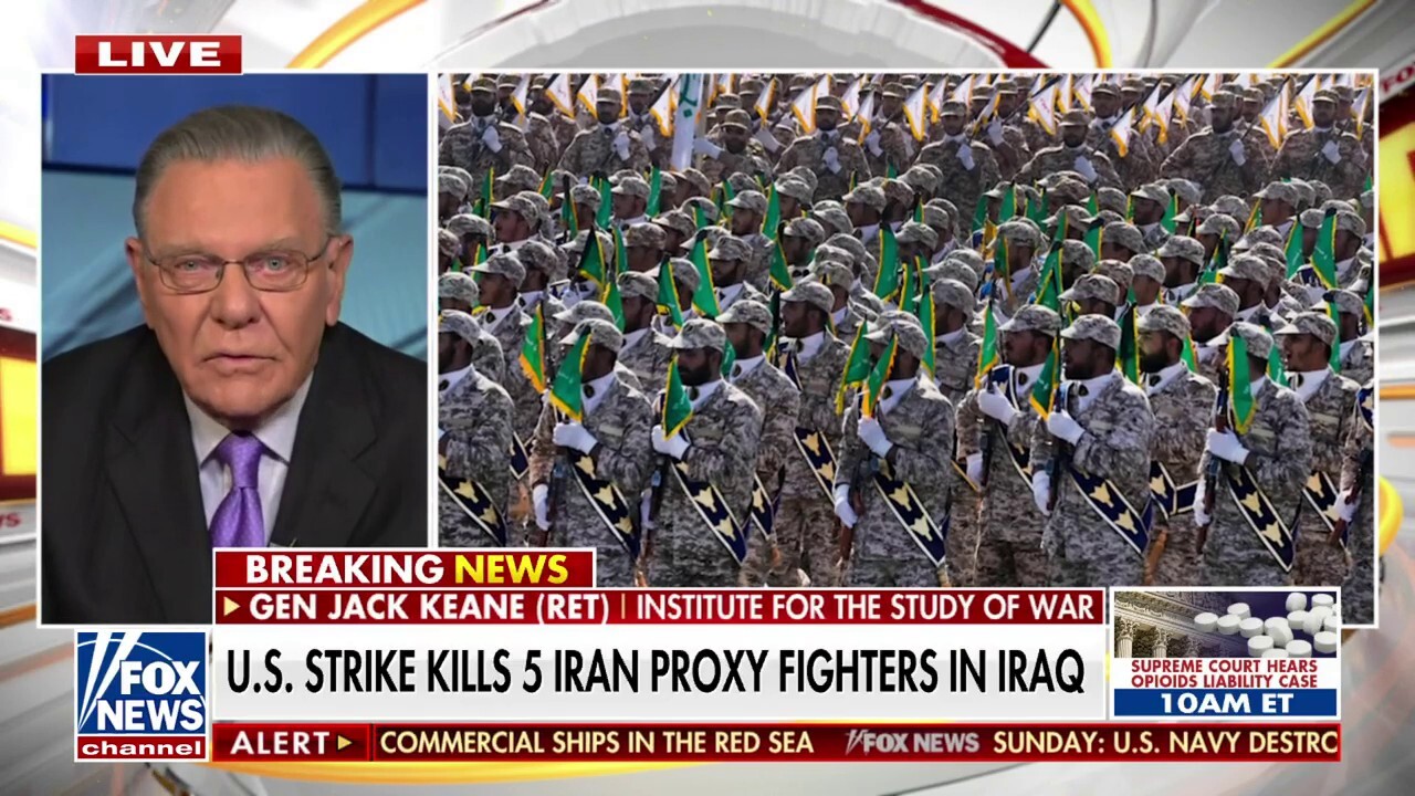US strike kills 5 Iran proxy fighters in Iraq