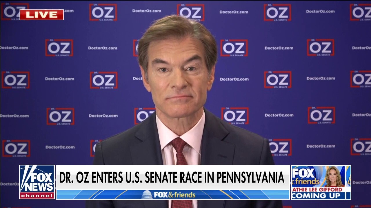 Dr. Oz on Pennsylvania Senate bid: 'We're in a great crisis'