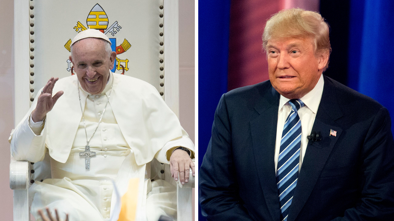 Donald Trump softens his tone after feud with Pope Francis