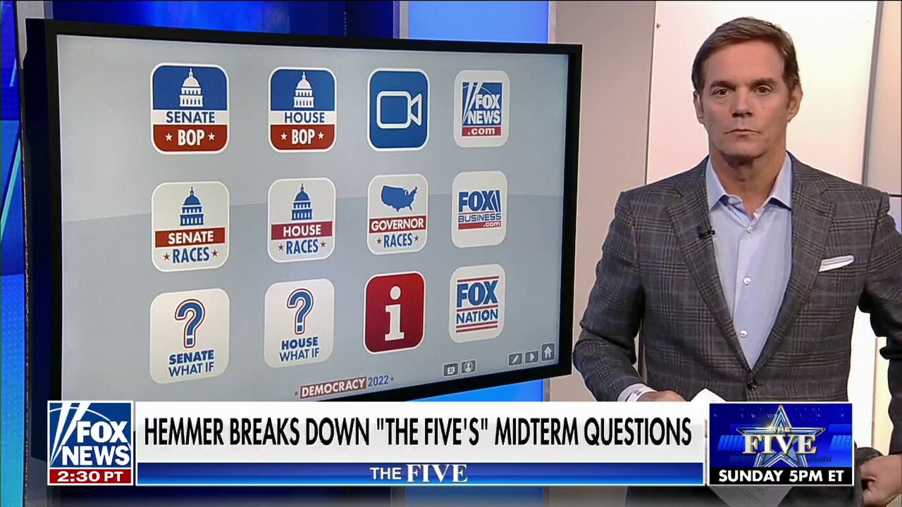 Bill Hemmer breaks down 'The Five's' key midterm questions