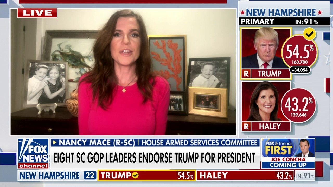 Nancy Mace predicts Trump will 'win big' in South Carolina as eights leaders endorse his campaign