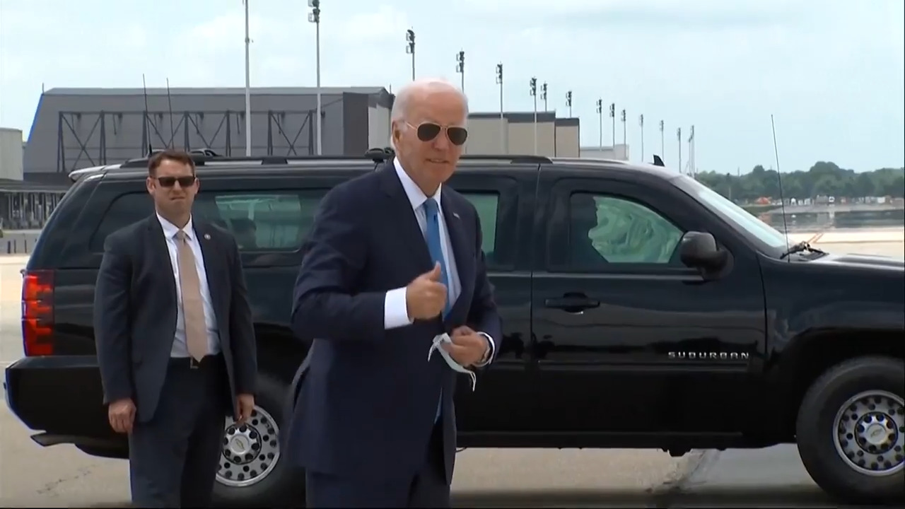 Biden seen in public for first time in 6 days