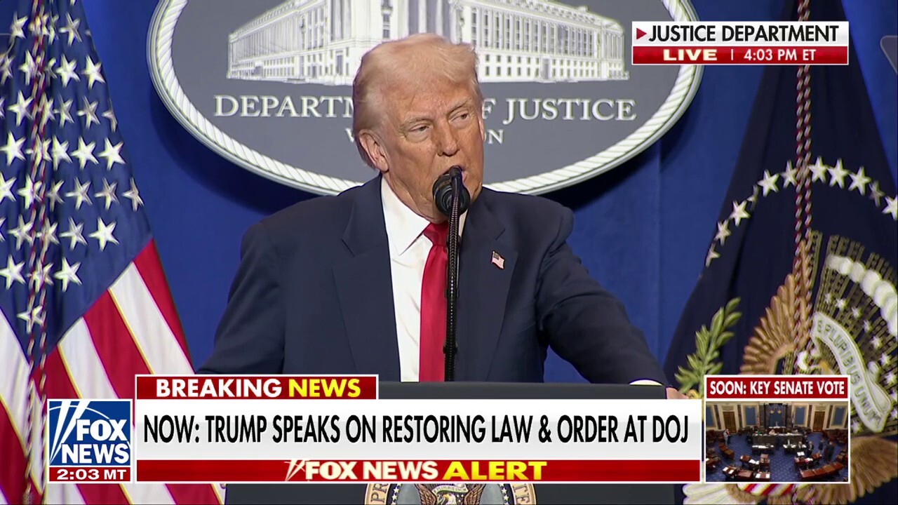 President Trump: We will bring back faith in our justice system