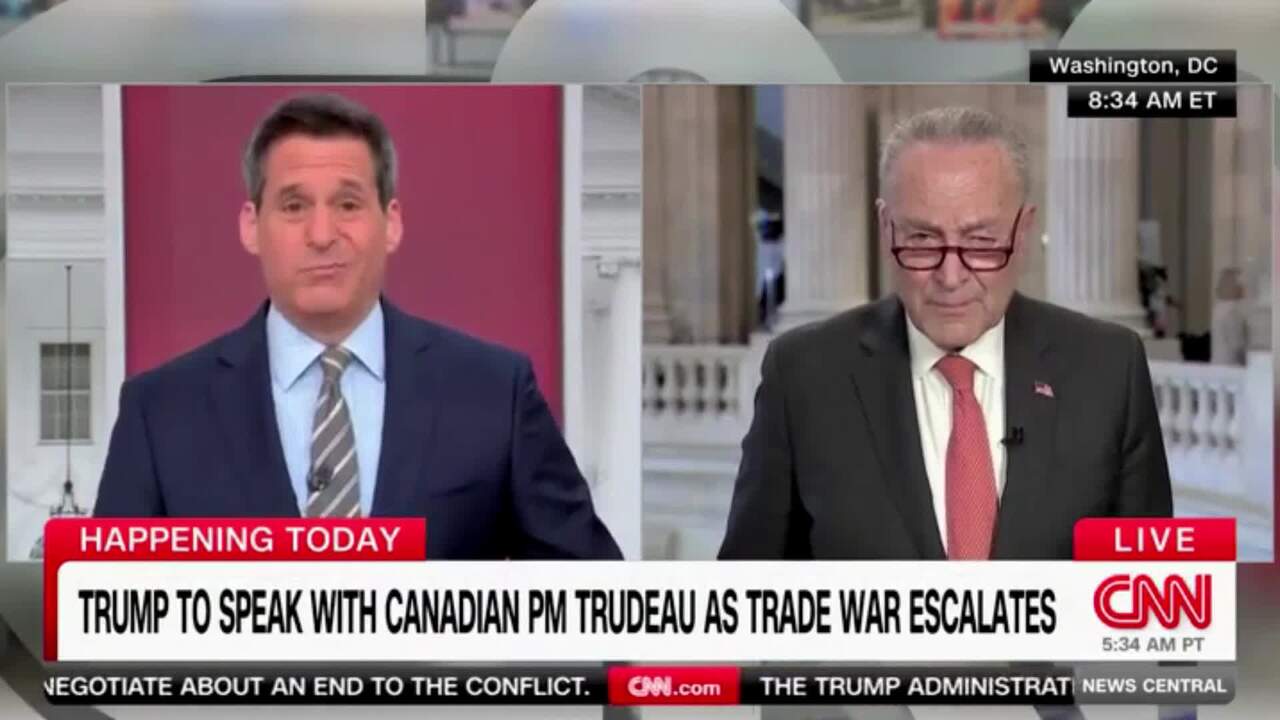 Chuck Schumer repeatedly dodges questions on Al Green screaming at podium