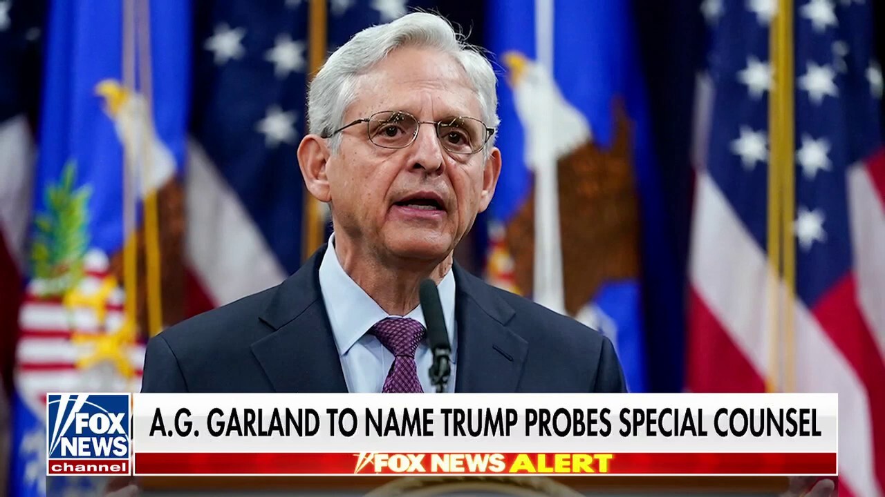 AG Garland to appoint special counsel in Trump Mar-a-Lago, Jan. 6 probes