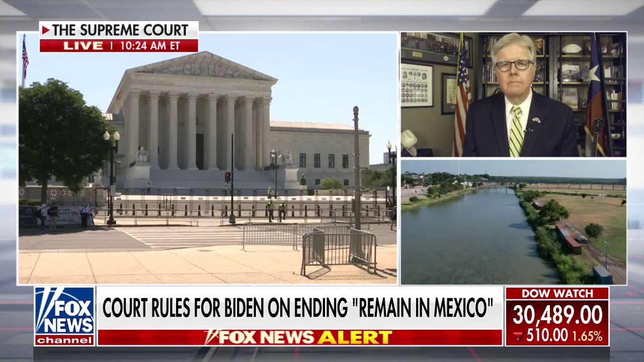 Dan Patrick: Texas will look to challenge Biden admin ending Remain in Mexico