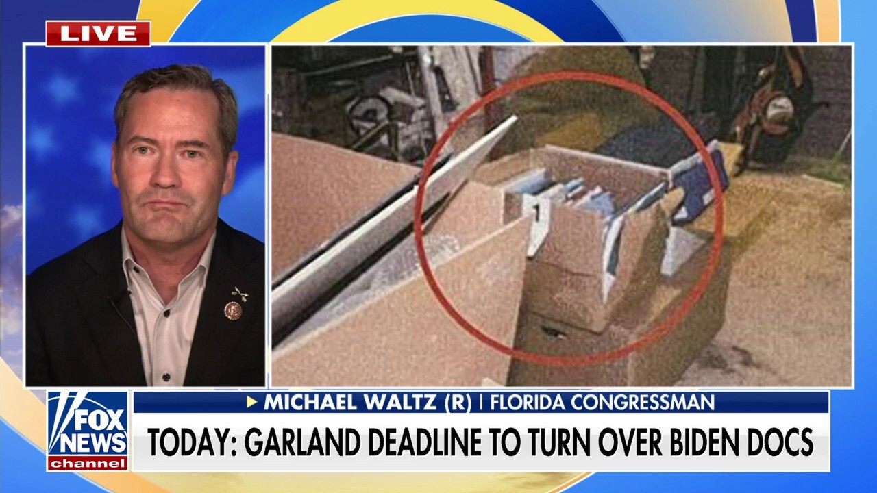 Rep. Michael Waltz: Biden 'absolutely' should have been charged in classified docs case