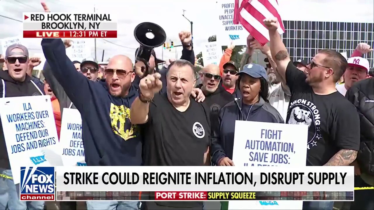 Port strike to disrupt supply chain as workers demand higher wages and zero automation