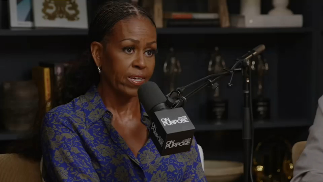  Michelle Obama tiene pesadillas con Trump   