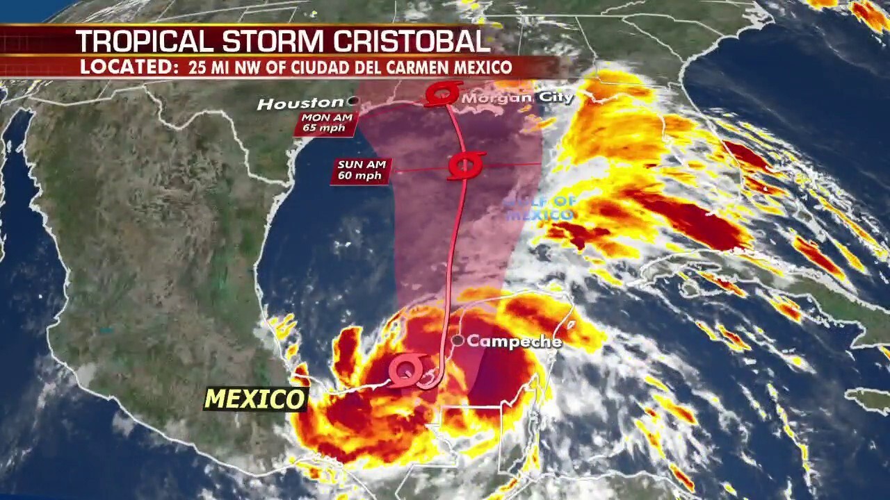 Tropical Storm Cristobal threatens US Gulf Coast