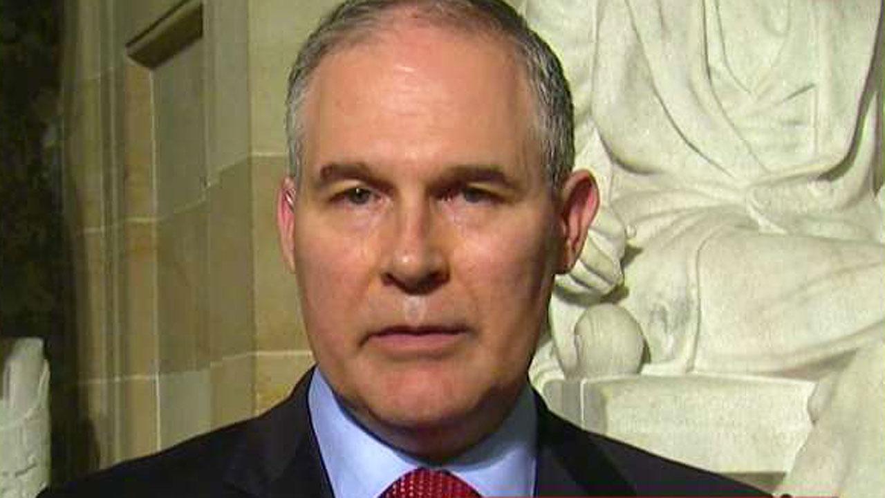 Pruitt on regulatory reform, charges he lied to Congress