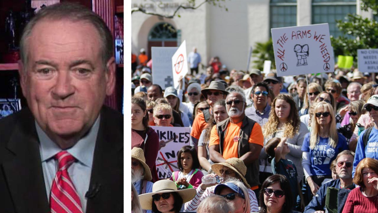 Mike Huckabee on the spending bill, gun marches