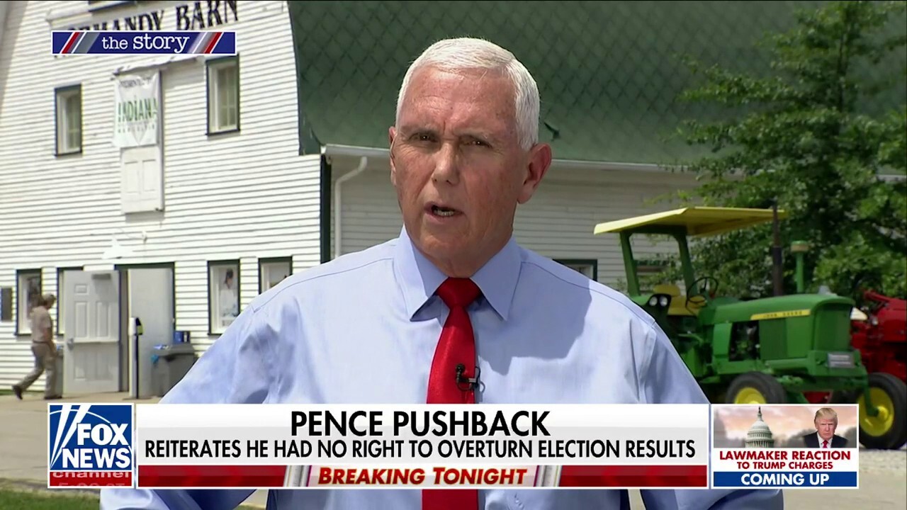 Mike Pence pushes back against former President Trump | Fox News Video