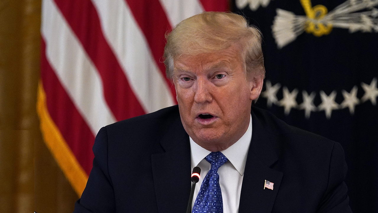 President Trump participates in a roundtable with industry executives ...