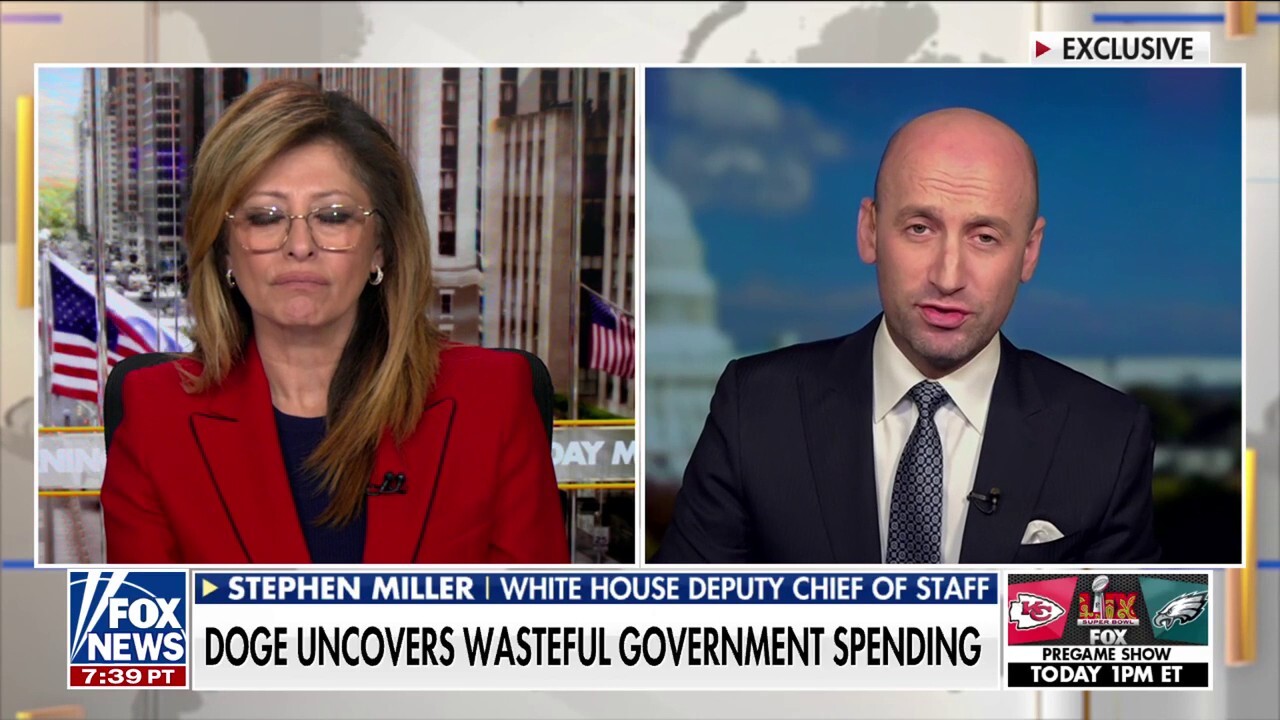 Stephen Miller praises Trump, DOGE amid government slashing: 'Drain the swamp isn't just a talking point, it's a mandate'