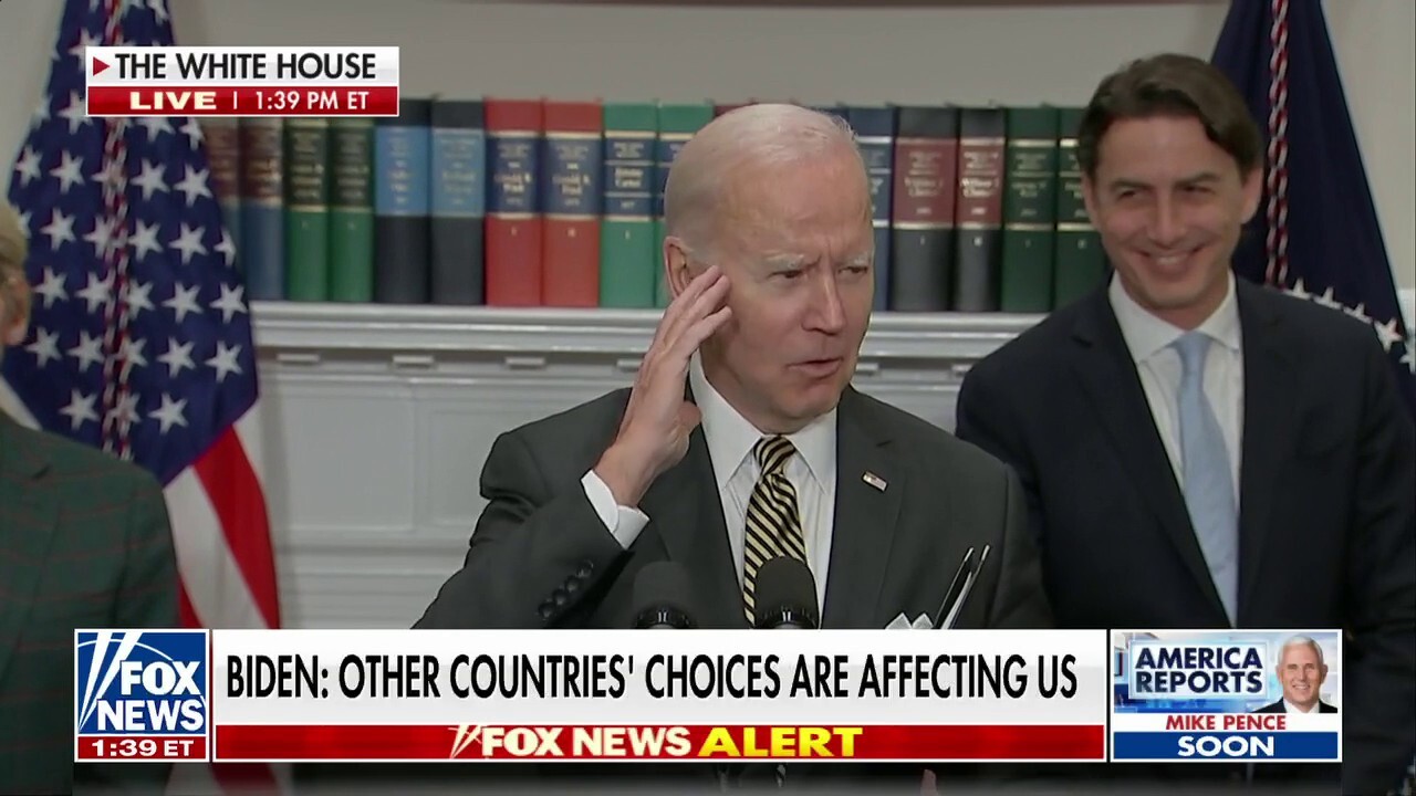 Biden rejects reporters suggesting oil barrel release is politically motivated