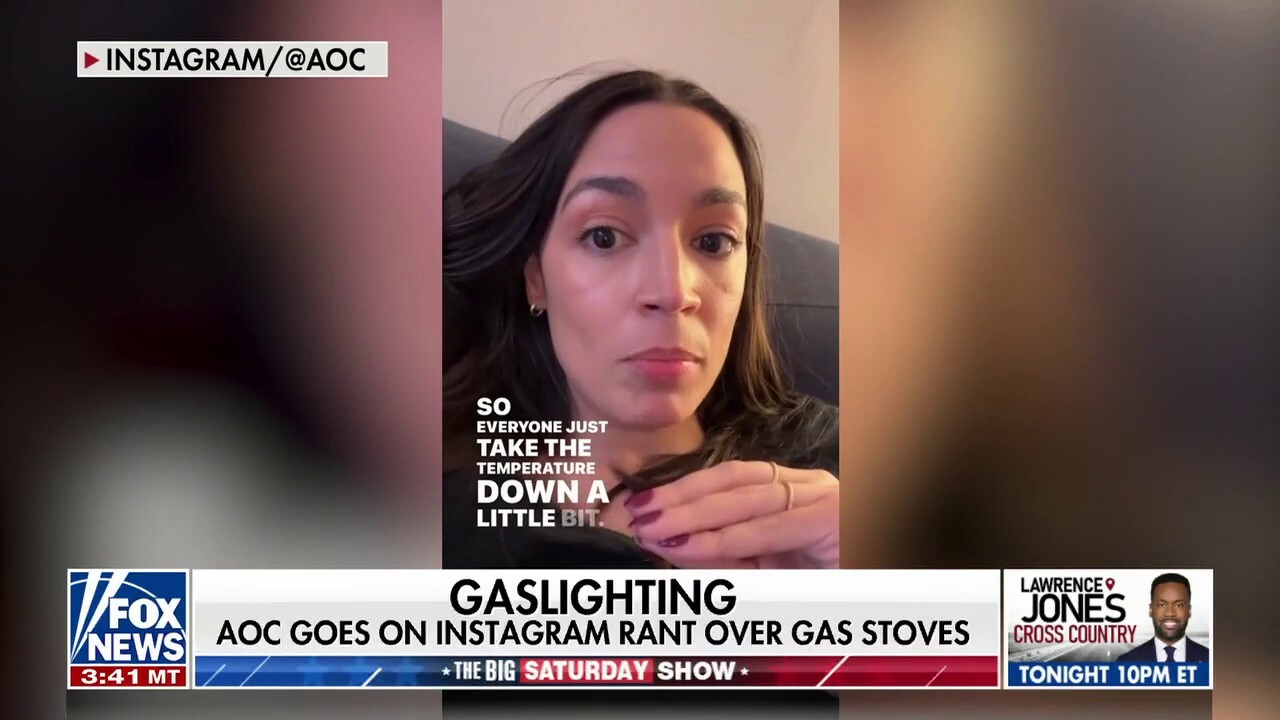 AOC goes on Instagram rant over gas stoves