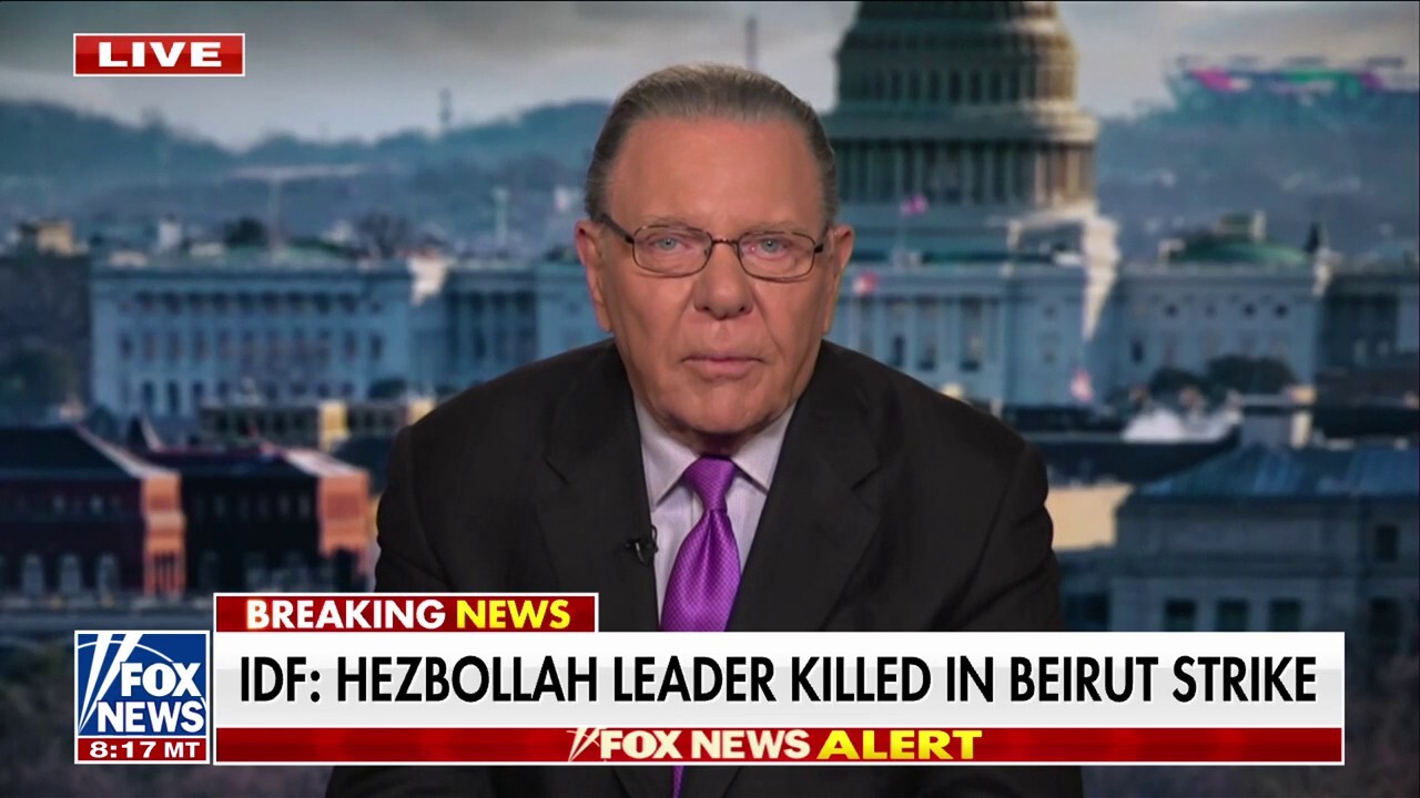 Former U.S. four-star general Jack Keane reacts to the killing of a Hezbollah chief Hassan Nasrallah from an IDF strike and a possible response from Iran. 