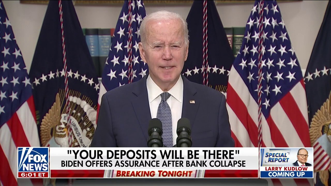 Biden attempts to assure Americans banking system is safe following SVB collapse