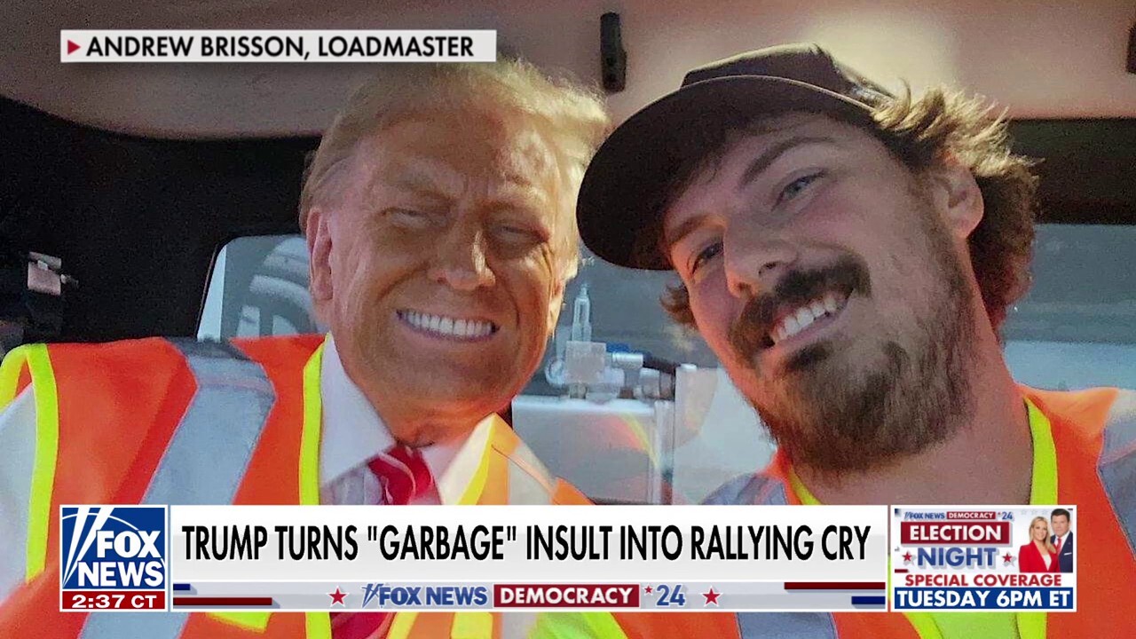 Andrew Brisson, the vice president of LoadMaster, gives the backstory to former President Trump using one of his garbage trucks for a campaign event on 'The Story.'