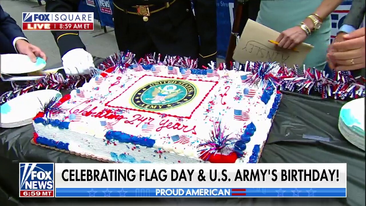 Celebrating Flag Day and the US Army's 247th birthday