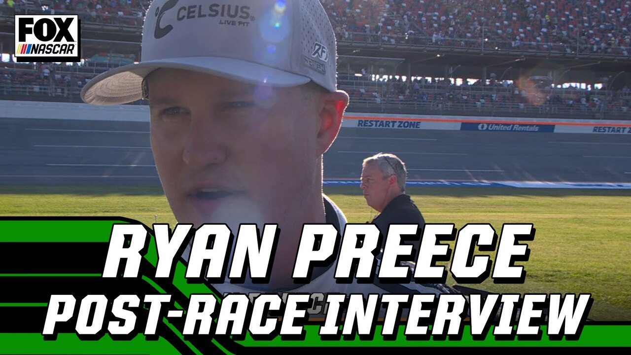 Ryan Precce's post-race interrogation  from Talladega Superspeedway | NASCAR connected  FOX
