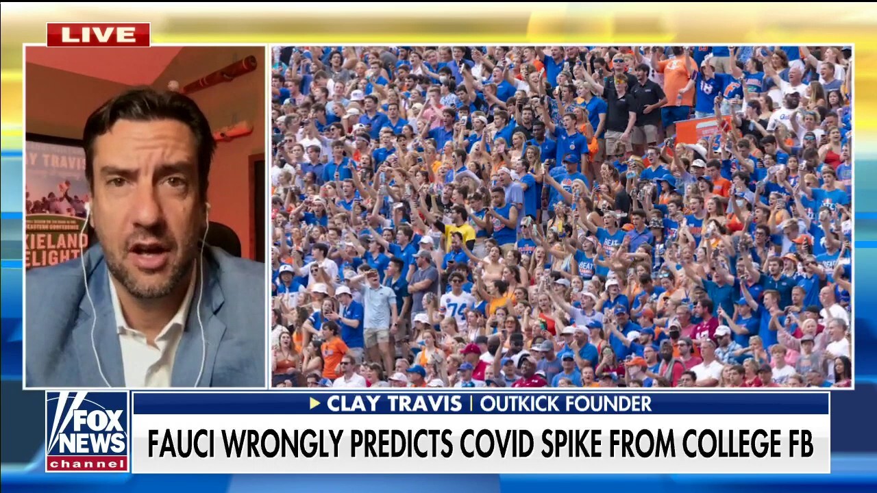 Clay Travis: COVID infections have dropped across the south, defying Fauci's predictions