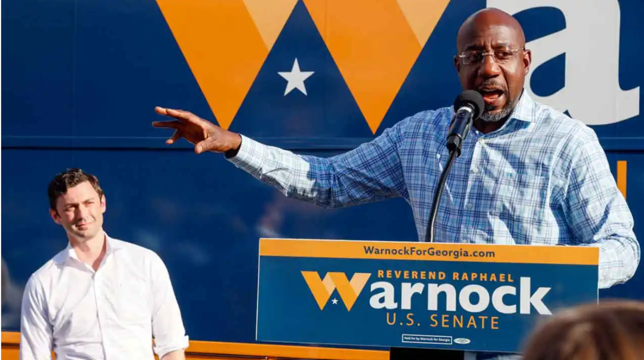 WATCH LIVE: Georgia Senator Raphael Warnock attends a Get Out the Vote rally