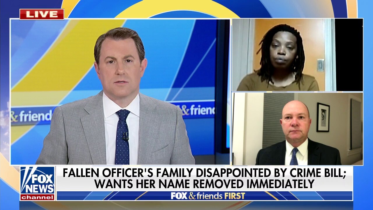 Family asks for fallen officer's name to be taken off Maryland crime bill 