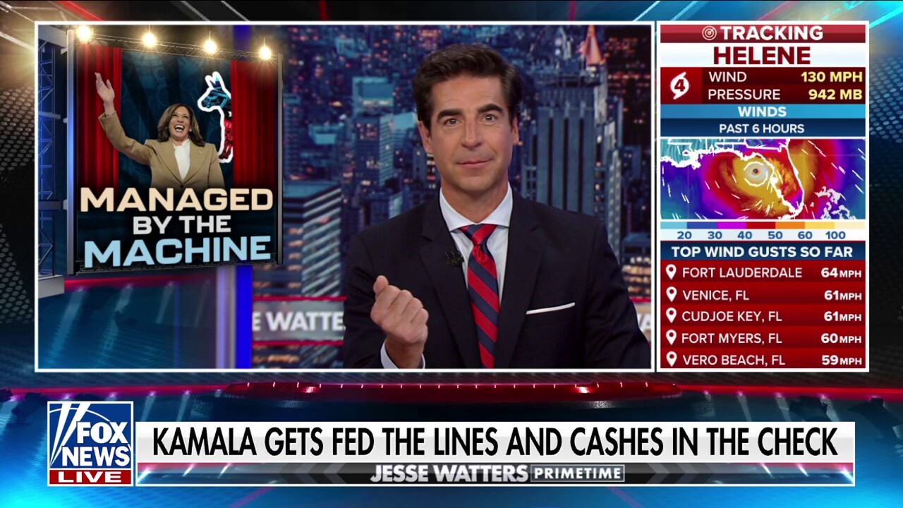 JESSE WATTERS: Kamala Harris’ first solo interview on a major news network bombed