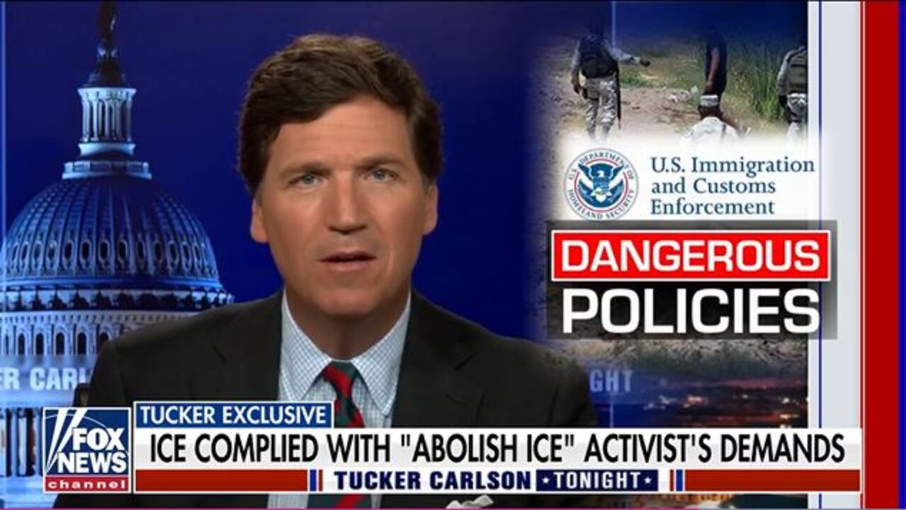Tucker blasts ICE for not deporting illegal aliens 