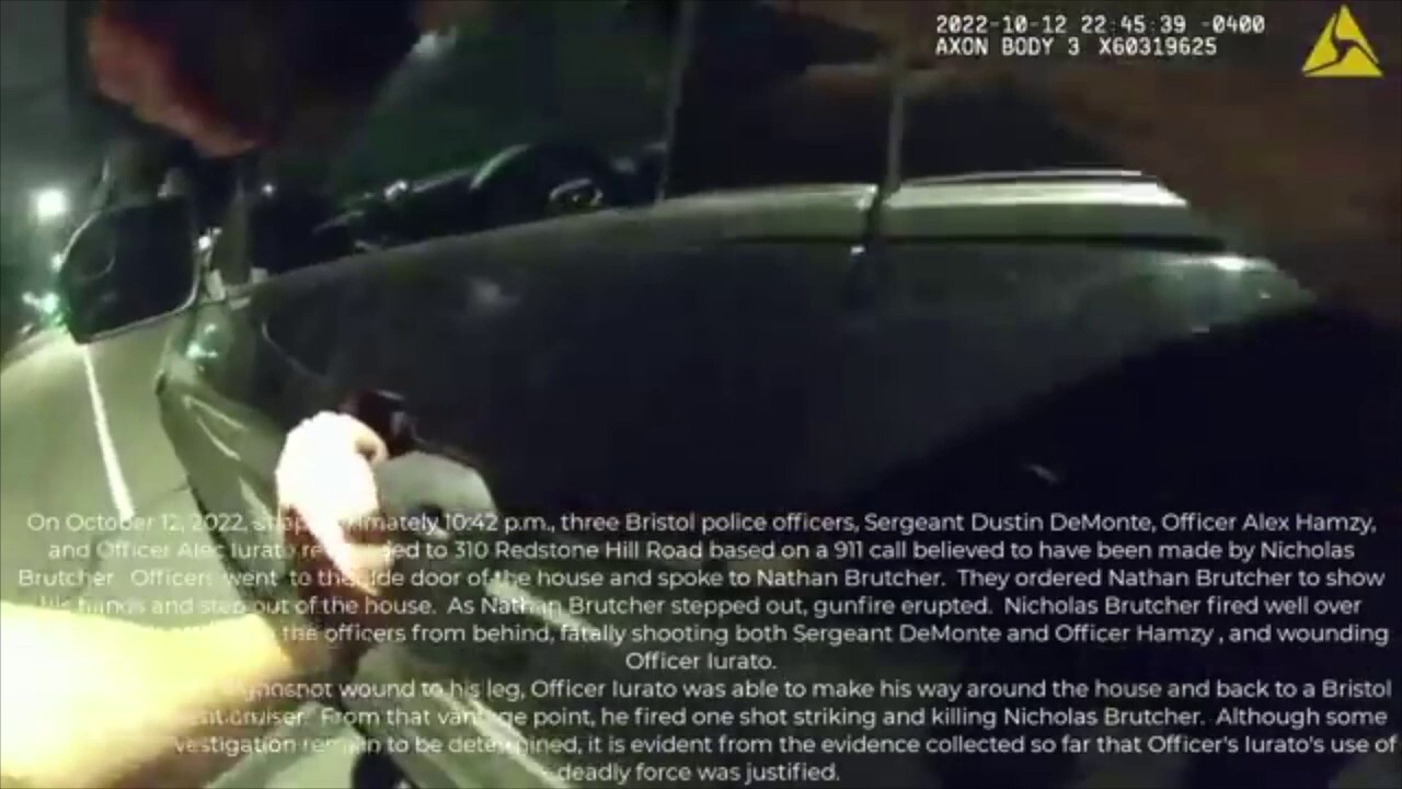 Newly released body cam footage shows Connecticut police officer ambush
