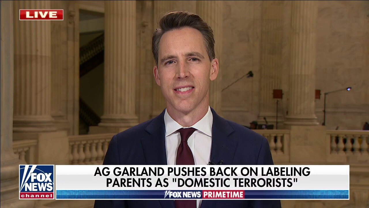 Josh Hawley: Merrick Garland should be ashamed for intimidating parents 