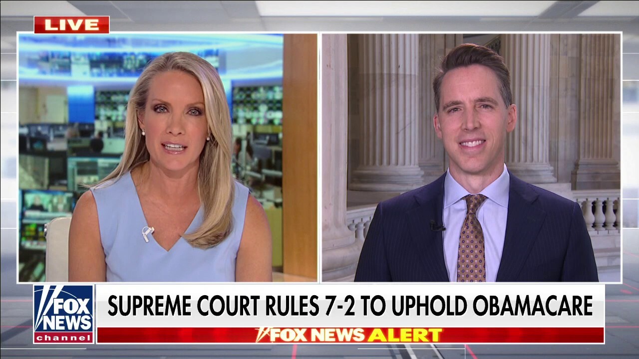  Sen. Josh Hawley gives his thoughts on SCOTUS upholding Obamacare