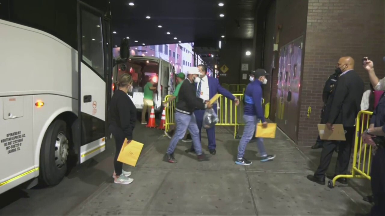 Another migrant bus from Texas arrives in NYC
